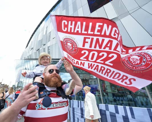 Wigan fans have started to arrive