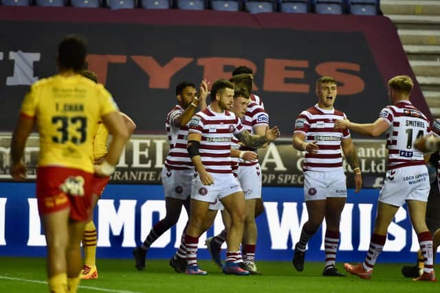 Wigan Warriors overcame a heavily-rotated Catalans Dragons