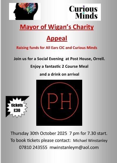 Wigan Residents Invited to Support Mayor’s Inspiring Charity Event
