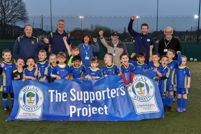 Hindley Green Football Club have benefitted from the grassroots grant
