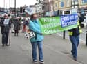 Keep Ashton Green campaigners protest in the town