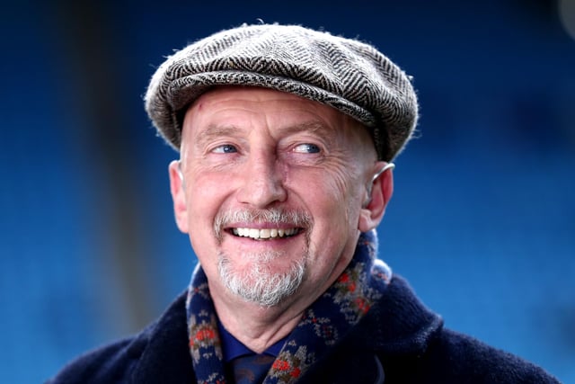 SHEFFIELD, ENGLAND - NOVEMBER 07: Former footballer and manager, Ian Holloway presents on ITV Sport prior to the Emirates FA Cup First Round match between Sheffield Wednesday and Plymouth Argyle at Hillsborough on November 07, 2021 in Sheffield, England. (Photo by George Wood/Getty Images)