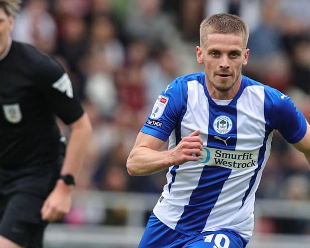 Ronan Darcy in action for Wigan Athletic