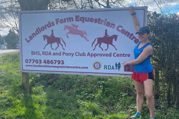 Cat DAscendis will do the Run Aintree half marathon to raise money for Riding for the Disabled Association