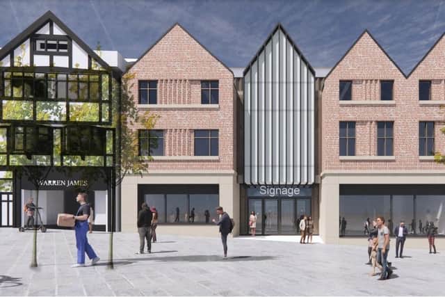 What the replacement frontage onto Standishgate would look like