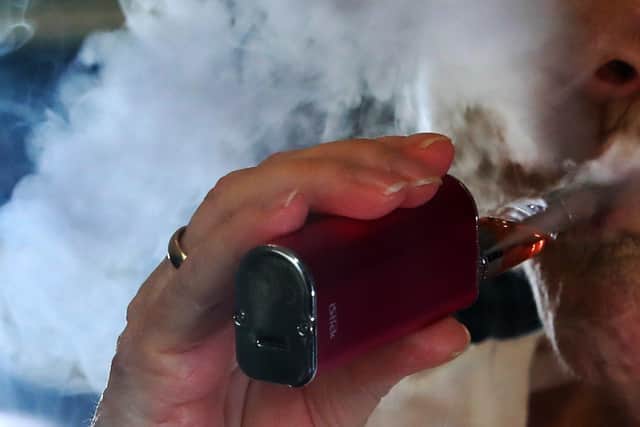 There are concerns about the contents of fake vapes