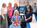 A celebration was held for the opening of a new suite with new ultrasound equipment, made possible by fund-raising, The Boot Out Breast Cancer and In Pink, ultrasound suite at the Breast Screening Unit at the Thomas Linacre Centre