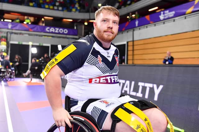Declan Roberts is ready for Friday's Wheelchair Rugby League World Cup final