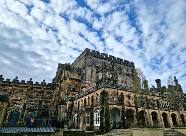 Lancaster Castle in all its splendour