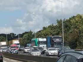 Motorists have been told to expect delays of up to 45 minutes