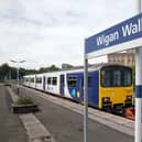 The platform at Wigan Wallgate