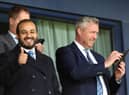 Latics chairman Talal Al Hammad, with chief operating officer Dr Tom Markham