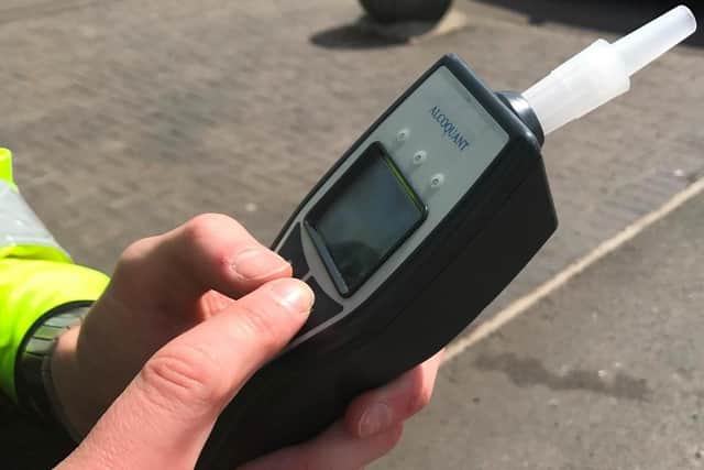 Magistrates imposed a 10-year ban after the positive breath test