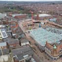 The structure of the new market hall is now complete