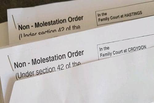 Joshua Speakman had been made the subject of a non-molestation order on February 7 this year. Just 10 days later he was already breaching it