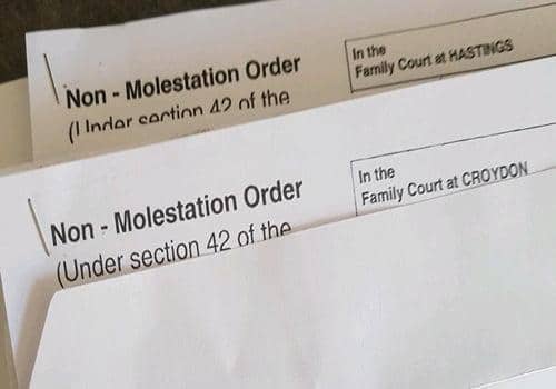 Joshua Speakman had been made the subject of a non-molestation order on February 7 this year. Just 10 days later he was already breaching it