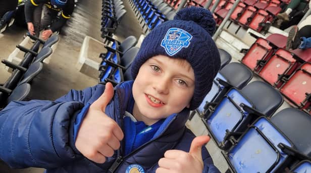 Finley McKeown at the DW Stadium