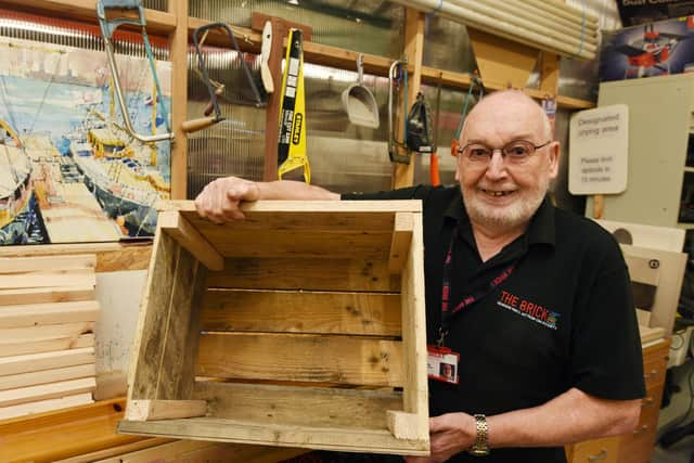 Volunteer Bill Houghton at The Brick Works