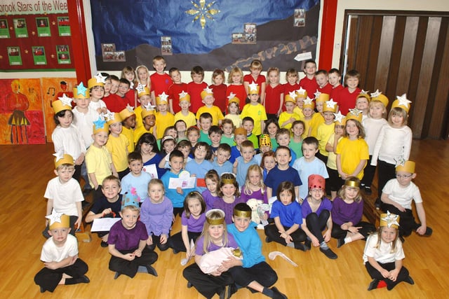 UNITED COLOURS OF SHEVINGTON!...Millbrook Primary School, Shevington - Key Stage One's nativity, A Christmas Story, for which the children wrote their own script.