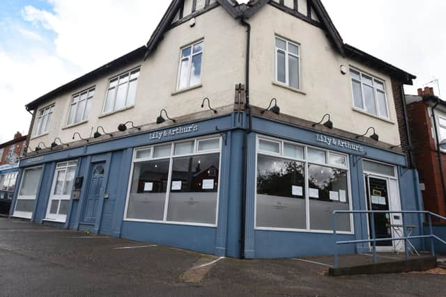 Lily & Arthur's, on Mesnes Road, Swinley, has closed