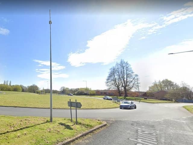 A man is in hospital after being hit by a car on the roundabout at Ashley Road and Ashurst Road, Skelmersdale