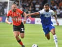 Curtis Tilt in action at Luton
