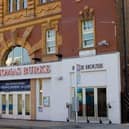 The grand frontage of the Thomas Burke Wetherspoons pub in Leigh