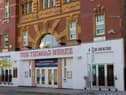 The grand frontage of the Thomas Burke Wetherspoons pub in Leigh