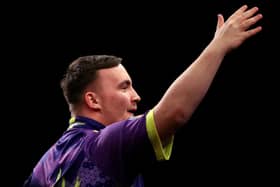 Luke Littler nailed a nine-darter on his Players Championship debut on Monday at Wigan's Robin Park Tennis Centre