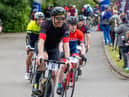 Cyclists in last year's Wigan Bike Ride at Mesnes Park