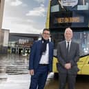 Left to right: Greater Manchester mayor Andy Burnham and Vernon Everitt, Transport Commissioner for Greater Manchester