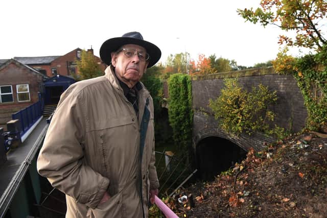 Local resident Dave Culshaw, is angry at plans  to demolish the railway bridge on Ladies Lane, Hindley. He says the months of work will have a devastating effect on businesses and cause major problems for motorists diverted for miles