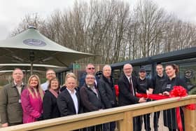 The official opening of The Hide Coffee House at Pennington Flash