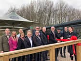 The official opening of The Hide Coffee House at Pennington Flash