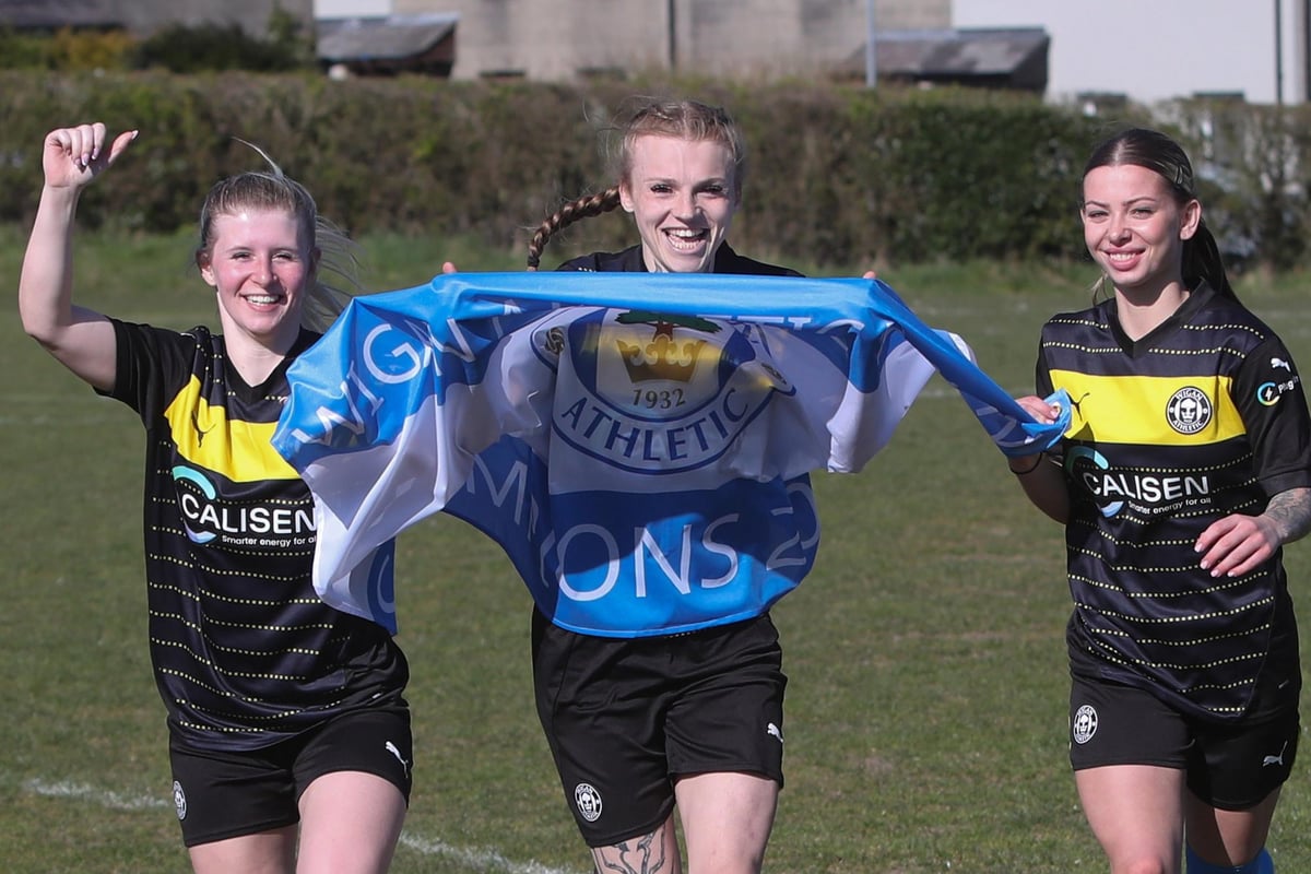10 of the best pics as Wigan Athletic Women seal title glory at Chipping