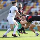 Ramon Silva in action for London Broncos at the Summer Bash