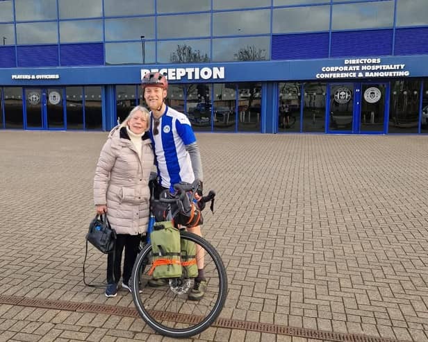 Matt Jopson will cycle to all 92 clubs in the Premier League and EFL