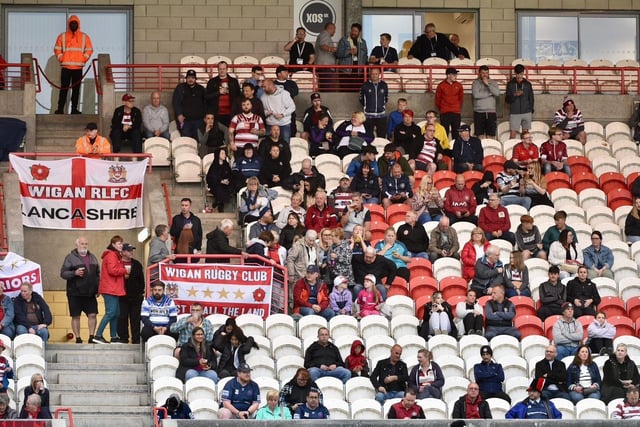 Wigan Warriors fans made the trip to Craven Park to support Matty Peet's side.