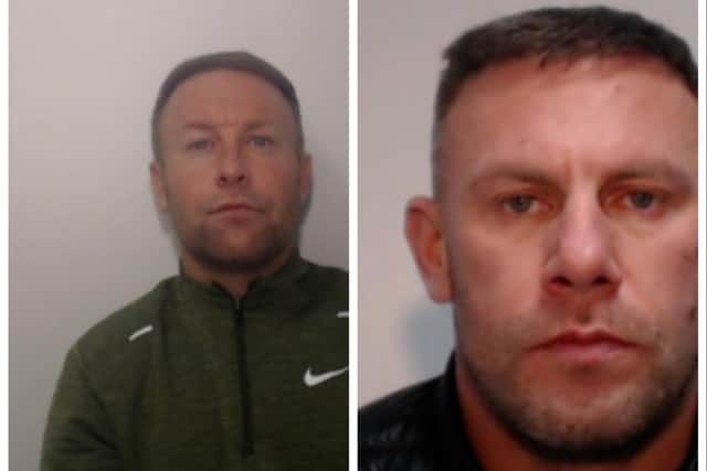 Andrew Tait (left) and Craig Parr (right) each received lengthy jail terms for their part in the drugs conspiracy