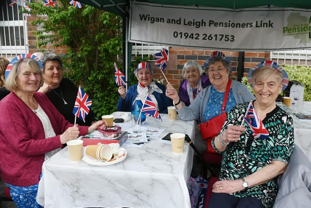 Wigan and Leigh Pensioners Link celebrates the coronation