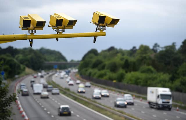 Briscoe was flashed by cameras on the M60, M602, M62 and M6