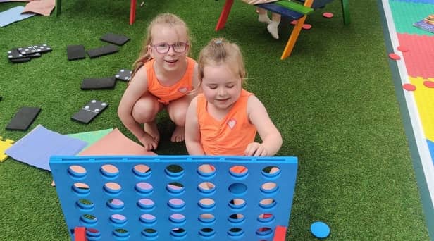 Ruby Rose aged 6 and Jasmine Lee aged 4