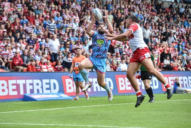 Two tries for the Lebanon international, including a superb flying finish on the end of a chip kick from French