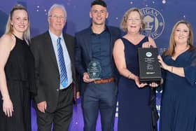 Sam Tickle was the big winner at Latics' annual awards night on Thursday