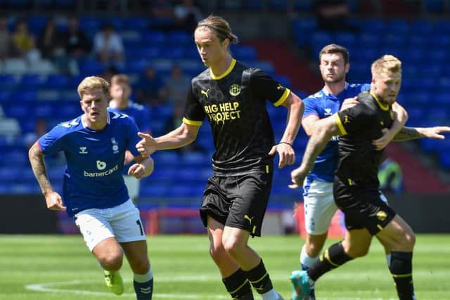 Wigan Athletic beat Oldham in their pre-season meeting