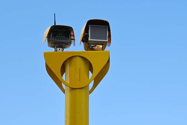 One of the new-style safety cameras which can catch motorists speeding in both directions