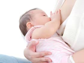 Breastfeeding baby