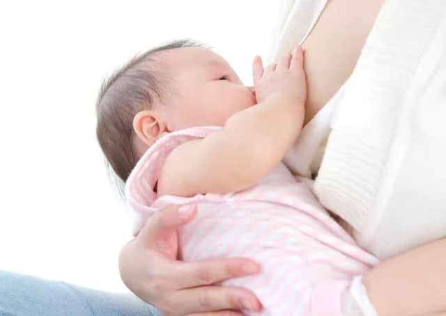 Breastfeeding baby