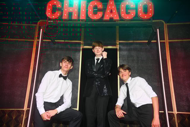 Pupils at St Peter's High School, Orrell, perform their production of Chicago.
