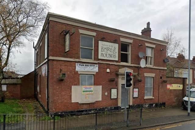 The former Hare and Hounds pub in Wigan